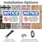 Signmission OSHA Visitors OSHA Notice Sign, Plastic, 14in W x 10in L, 2PK OS-2PACK-NS-P-1014-L-17063 - alternate 3